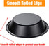 5 Inch Mini Pie Pans, Round Bakeware Set for Baking Pies, Cakes, Tarts, Desserts, Black