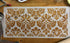 Designer Stencils C405 Damask Cake Tier, 5 Cake Stencil, Beige/semi-transparent, 3.1" x 13.5"