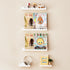 Nursery Book Shelves, 5-Pack Wood Floating Book Shelves for Wall,16.5 Inch Scalloped