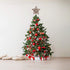 Rustic Christmas Tree Topper, Rattan Natural Star Hollowed-Out Star Ornaments with Coil Base for Holiday Decor