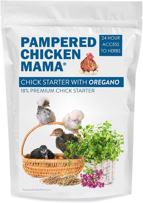 Pampered Chicken Mama Chick Starter (20 pounds) - All-Natural Backyard Baby Chick