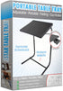 5 STAR SUPER DEALS Portable Foldable TV Tray Table Deluxe - Laptop, Eating, Drawing Tray Table Stand with Adjustable