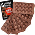 Chocolate Molds Silicone - Set of 6, Non-Stick & Food Grade Candy Molds for Chocolate, Jelly Candies, Truffles