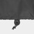 32L 32W 17H inch, Patio Ottoman Cover, Waterproof Outdoor Square Furniture Cover for Side & End Table x x Black