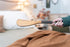 Bed Sheet Tucker Tool and Fasteners Kit with Extra Long Handle - Wood Bed Maker Tool for Tucking Sheets