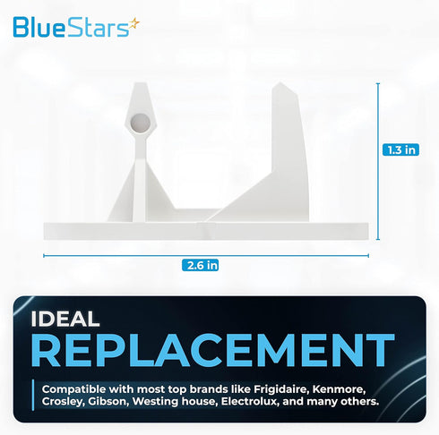 Ultra Durable 131763310 Washer Door Striker Replacement Part by BlueStars, Exact Fit for Frigidaire & Kenmore Washer,