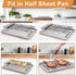 Cooling Rack for Baking 3 Tiers, 16" x 10" Stackable Nonstick Stainless Steel Wire Rack with Optimum Air Flow