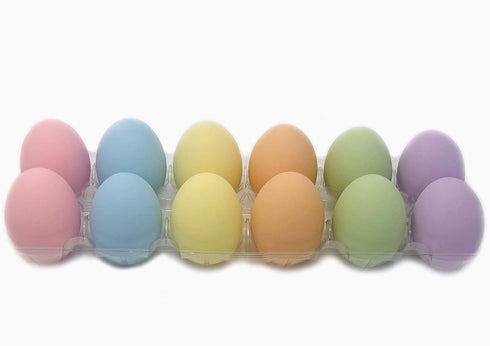 Eggcetera 12-Pack Ceramic Nest Eggs (Pastel)