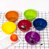 Plastic Bowls Set of 12, Unbreakable 6-inch Cereal/Soup/Salad Bowls, Microwave/Dishwasher Safe, BPA Free