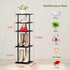 5 5 SORCEDAS Tiers Vertical Shoe Rack Wooden Shoe Storage Organizer for Space Saving Narrow Shoe Shelf Storage Pairs