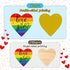 Jetec 2 Pieces Rainbow Pride Sign, "Everyone is Welcome Here" & "Love is Love" Wood Hanging Decoration