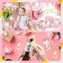 24Pcs Baby Girl Foot Keychain Footprint Bottle Openers Small Foot Bottle Opener Keychain Souvenir for Guests Baby