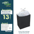 13 (3-Pack, 17" 13.5" 10" Clean Cubes Gallon Disposable Pop-Up Trash Cans Multi-Liner) with Fitted Bags Foldable
