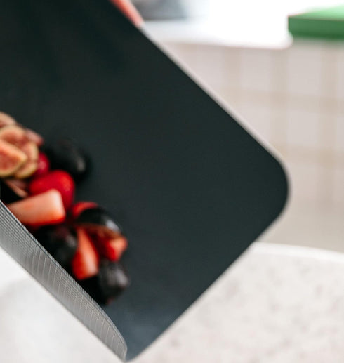 Dexas Heavy Duty Cutting Board Grippmat, Set of 4 Flexible Non-Slip Plastic Cutting Boards