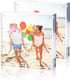 TWING 2 Pack 4x4 Acrylic Picture Frame, Horizontal Magnet Double Sided 4x4