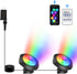 RGB Underwater Pond Lights, Super Bright 18 LED Submersible Fountain Lights Color