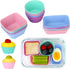 24 pcs Silicone Cupcake Baking Cups, Reusable Non-Stick Liners for Muffins, Pastry Cake Molds in 3 Shapes Multicolor