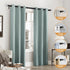 TONIAL Decorative Curtain Rods, 32 to 58 Inch, Black with Translucent Diamond Finial