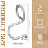 Sosation 45 Pcs Clothes Hanger Connector Hooks Metal Hanger Extender Hooks Mini Cascading Hanger Hook Metal Outfit Hanger Extender Clips for Velvet Plastic Wooden Closet Space Saving by Sosation
