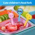 Kids Knives Set for Real Cooking, Toddler Knife Set with Cutting Board, Safe Knife, Peeler, and Fruit Cutters