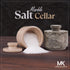 3" MARBLOUS KRAFTS Marble Salt Cellar Oceanic and Verona Celtic Salt and Spice Holders, Dining & Easter Table Decor