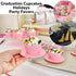 Evelots Teacup Silicone Cupcake Liners for Baking - 48 Pc Set, Oven Safe Non Stick