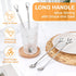 kilofly Rhinestone Party Stir Bar Spoon, Value Pack, Set of 4