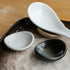louyebh 3PCS Counter (Orbicular-2) Small Ceramic Spoon Rest for Coffee Tea Spoon Kitchen Dining Table Decor, Stable