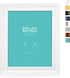 LaVie Home 8x10 Picture Frames - 1 Pack Distressed White Rustic Photo Frame with Tempered Glass