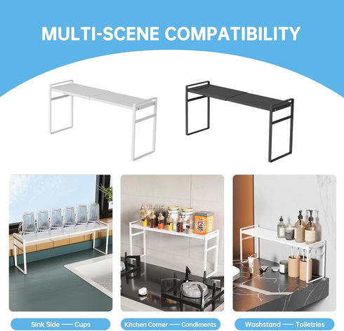 1pcs Counter Small Narrow Tall Shelf for Windowsill Kitchen Organizer Window Sill Plant Shelf Stackable Shelves