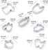Baby Shower Series Cookie Cutters Set of 7 pcs, DIY Baking Molds, Stainless Steel Fondant Cutter