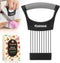 YUNHOME Stainless Steel Onion Slicer, Cutter for Slicing Onions, Tomatoes, Eggs, Fruits, and Vegetables