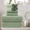 Oliven 8 Piece Green Family Bath Towel Set-2 Oversized Bath Towel Sheets,2