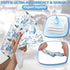 200 Packs Summer Spiareal Disposable Hand Towels for Guests Bulk Bathroom Napkins Butterfly Floral Hand Towels