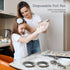 KitchenDance Disposable Aluminum Deep Tart Pan - 4 1/4 Inches Round, 50 Count for Baking, Cooking, Preparing Food