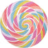 4Ft Kids Rug Play Mat Round Rainbow Lollipop Girls Bedroom Carpet Circle Candy Nursery Mat Playroom Rug for Children