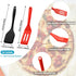 Mini Silicone Brownie Serving Spatula Set, Flexible Non Stick Turner for Flip Eggs, Crepe, Steak, Pizza Kitchen Utensil