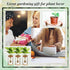 12 Packs Baderke Propagation Vases for Plants Plastic Plant Propagation with Hole Lid and Bamboo Stand Growing in Water