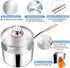 TeamFar 2qt Stainless Steel Saucepan with Lid, Tri-Ply Cooking Pot, Ergonomic Handle, Non-toxic & Dishwasher Safe