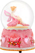Elanze Designs Rotating Ballerina Princess Fairy 100MM Musical Glitter Water Snow Globe Tabletop Decoration