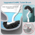 BKCOYSJ 1) Toilet Bowl Brush and Holder Sturdy Plastic Long Handled Toilet Brushes for Bathroom with Ventilated Base