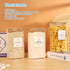 3 Pack 132 51 floz Square Glass Pantry Storage Containers with Kitchen Food Pantry Labels - Clear Glass Pantry Jars