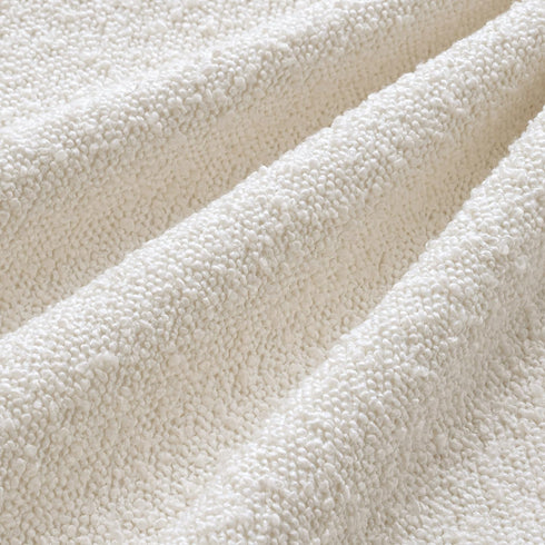 Pack 4 18x18 Inch MIULEE of Decorative Textured Boucle Throw Pillow Covers White Accent Pillow Cases Soft Couch Cushion
