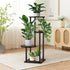 4 Tier Plant Stand Indoor, Metal Wooden Tall Plant Shelf Flower Pot Stand for Multiple Plants, Corner Flower Holder