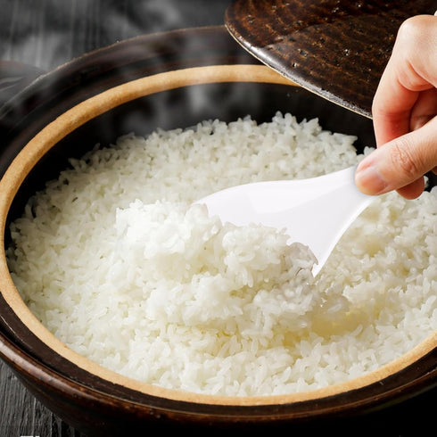 2PCS Plastic Rice Serving Spoon, Non-Stick Rice Spoon Paddle, 7.87 Inch Rice Cooker Spatula