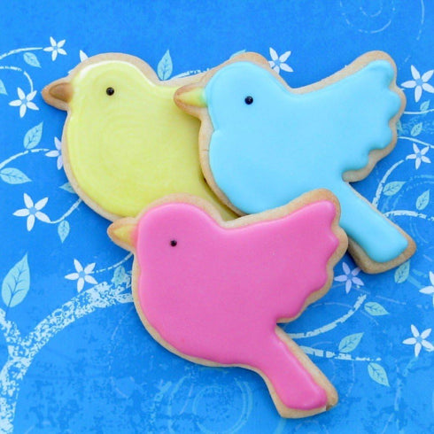 Twitter Bird Cookie Cutter, Stainless Steel