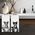 Set 2, Decor(16x24 Inch) Pitbull Gifts Wine Kitchen Towels of Gifts for Pit Bull Dog Wine Lovers Decorative Hand Dish