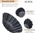 Egg Tart Molds, 12 PCS Non-Stick Mini Tart Pans, 3 Inch Top, 1.7 Inch Bottom, Carbon Steel Baking Tools