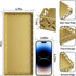 11 Inch Gold Bathroom Vanity Tray, Small Decorative Countertop Organizer for Perfume, Makeup, Cosmetic Jewelry