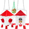 Chicken Feeder and Waterer Set, 13 lb No Waste Automatic Chicken Feeder